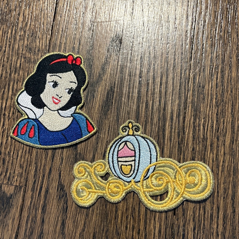 Stoney Clover x Disney Princess Snow White and Carriage Embroidered Patches